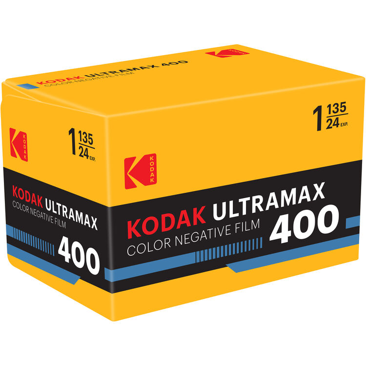 Kodak Eastman UltraMax 400 Color Negative Film (35mm Roll Film, 24 Exposures)