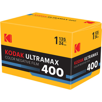 Kodak Eastman UltraMax 400 Color Negative Film (35mm Roll Film, 24 Exposures)